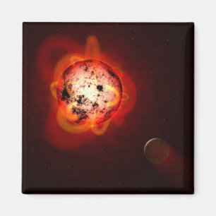 Red Dwarf-stjärna som beställts av en hypotetisk e Magnet
