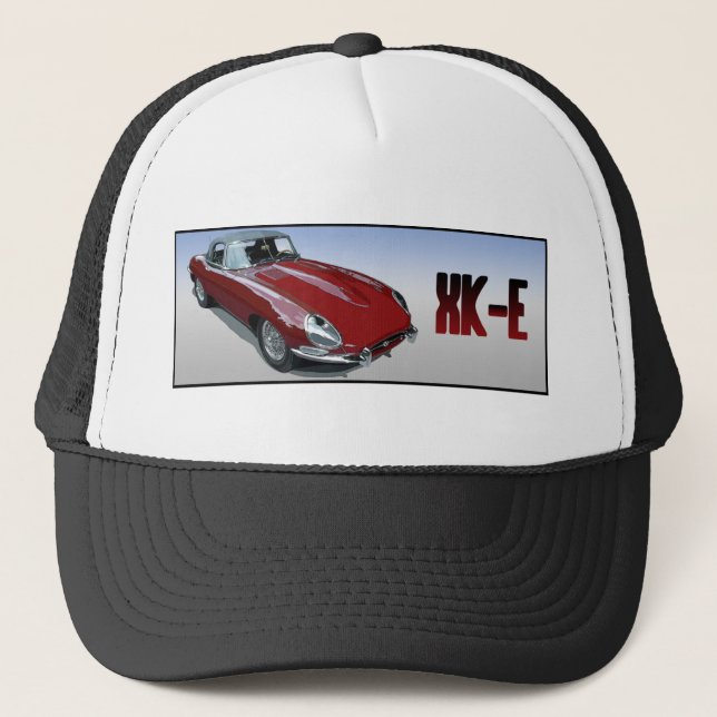 Red E Type Roadster Keps (Framsida)