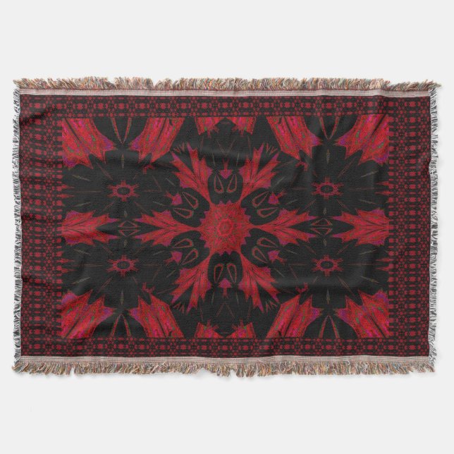 Red Earth Flower Filt (Framsidan)