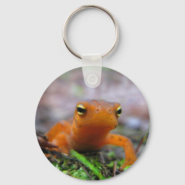 Red Eft Keychain Nyckelring (Framsida)
