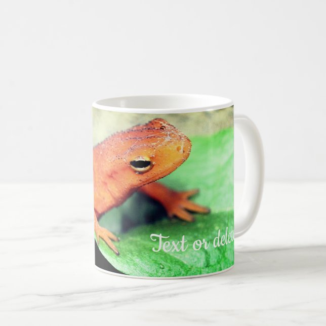 Red Eft Salamander Nature Personlig Kaffemugg (Framsida höger)