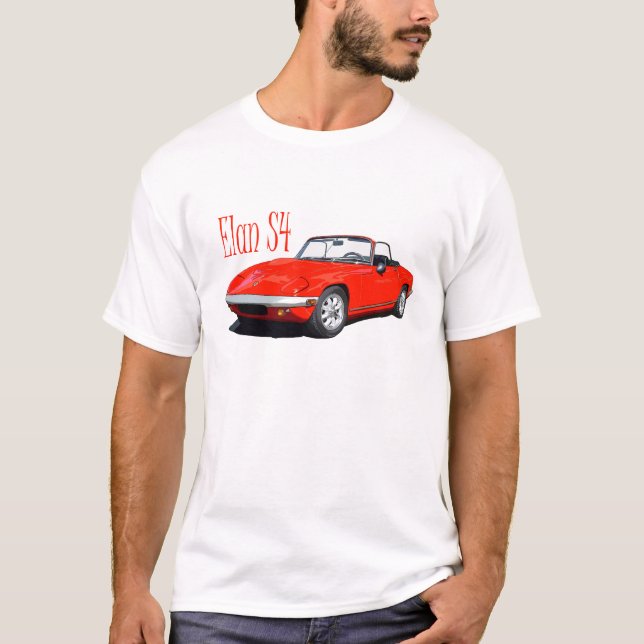 Red Elan S4 T Shirt (Framsida)