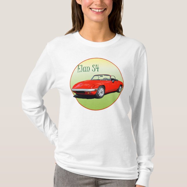Red Elan S4 T Shirt (Framsida)