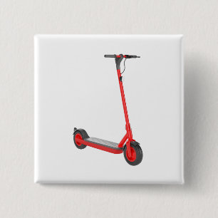 Red Electrical Scooter Knapp