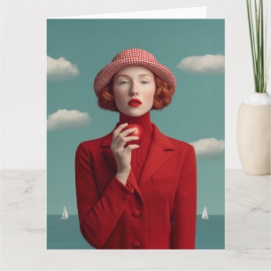 Red Elegance med Apple Kort