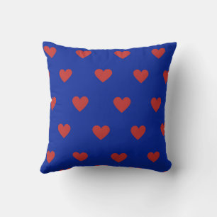 Red Elegant Cute Mysigt Modern Romantic Chic Heart Kudde