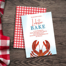 Red Elegant Seafood Bake Anpassningsbar
