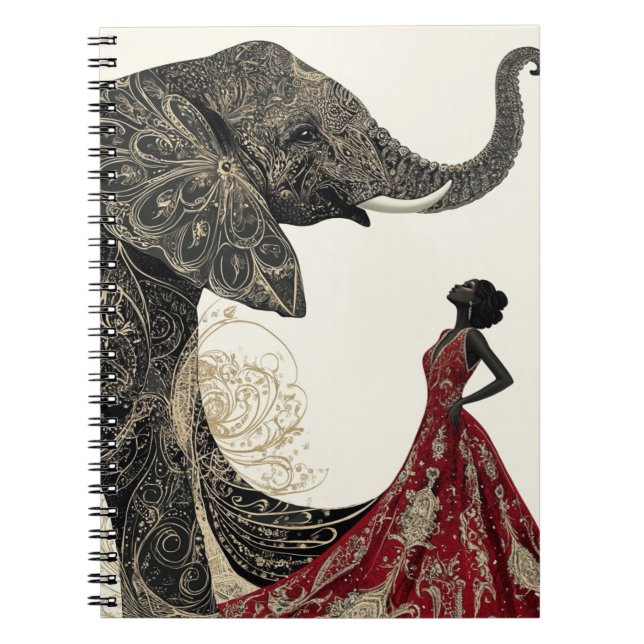 Red Elephant Edition10 Anteckningsbok (Framsidan)