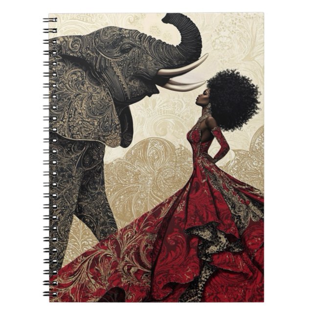 Red Elephant Edition11 Anteckningsbok (Framsidan)