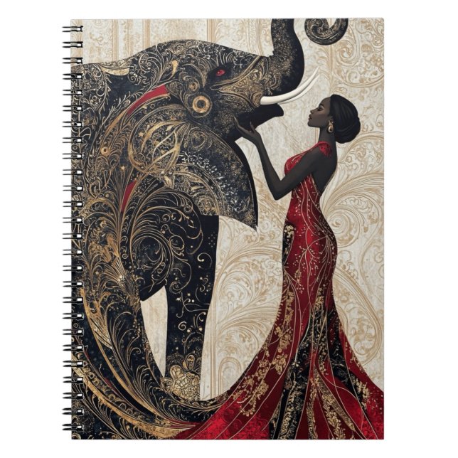 Red Elephant Edition1 Anteckningsbok (Framsidan)