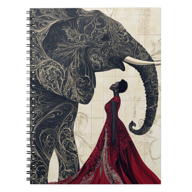 Red Elephant Edition3 Anteckningsbok (Framsidan)