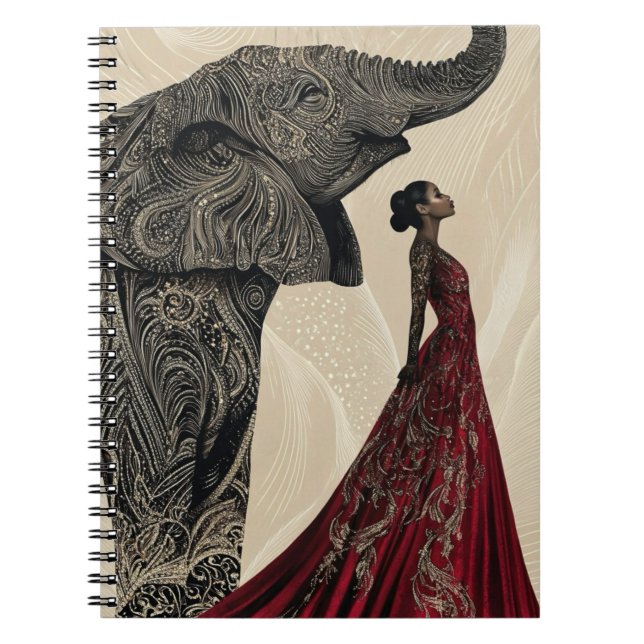 Red Elephant Edition4 Anteckningsbok (Framsidan)