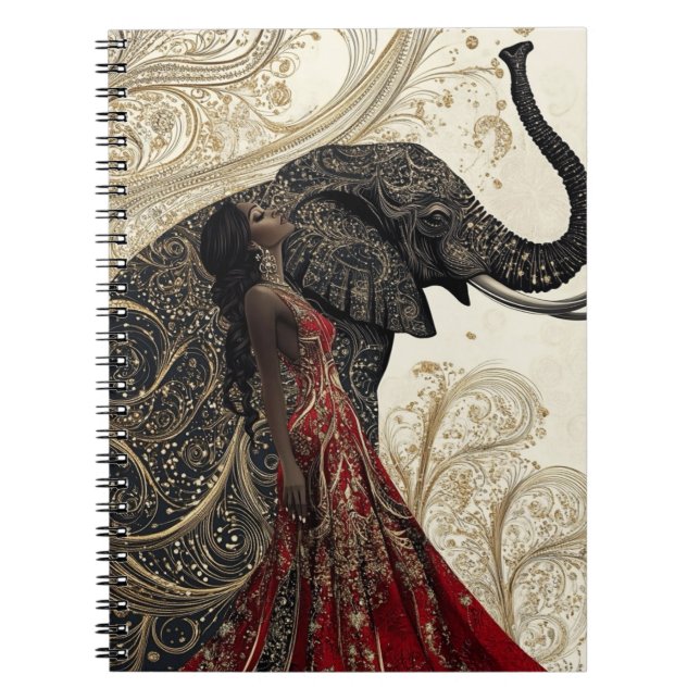 Red Elephant Edition5 Anteckningsbok (Framsidan)
