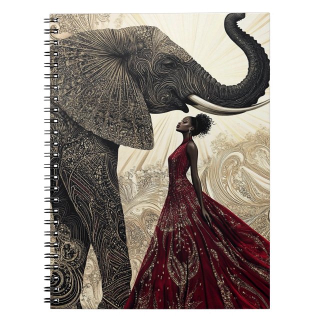 Red Elephant Edition6 Anteckningsbok (Framsidan)