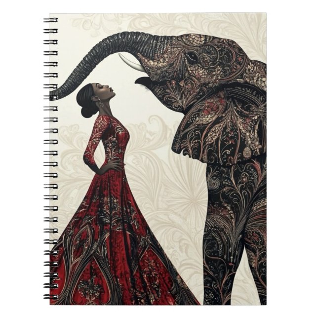 Red Elephant Edition8 Anteckningsbok (Framsidan)