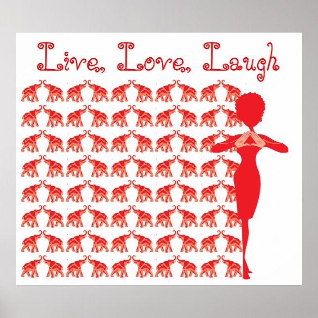 Red Elephant Poster (Framsidan)