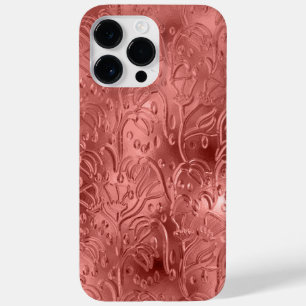 RED EMBOSSED METALLIC LOOK ORNAMATION