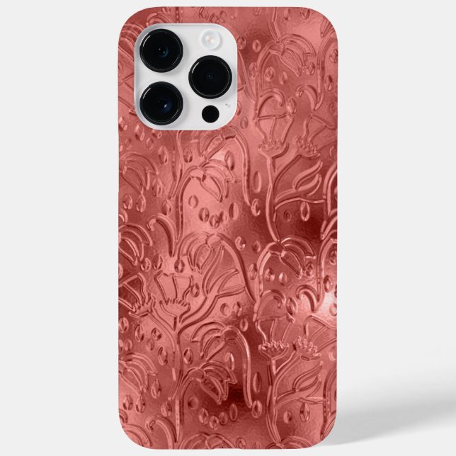 RED EMBOSSED METALLIC LOOK ORNAMATION (Baksida)