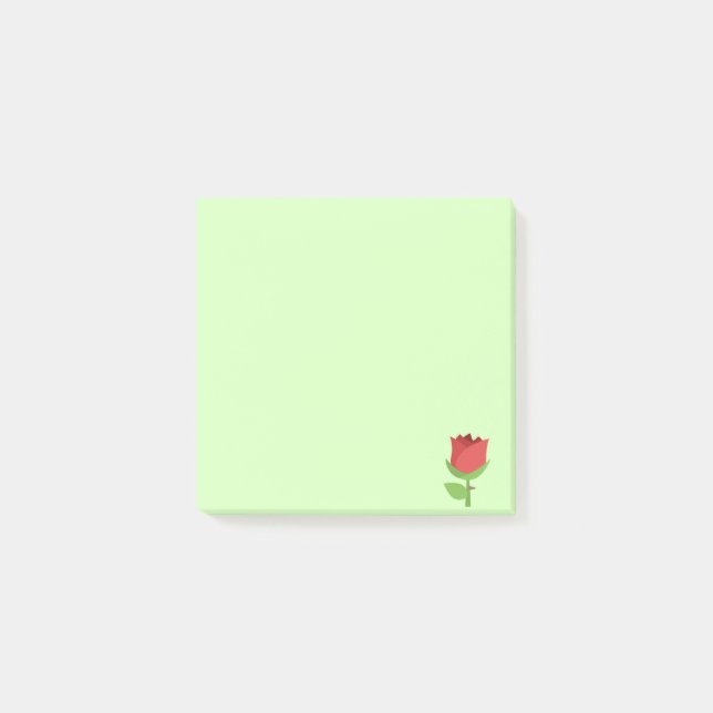 Red Emoji Tulip Post-it Block (Framsida)
