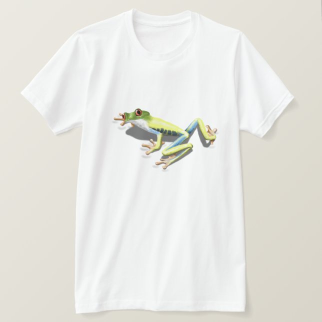 Red Eyed Frog Tee (Design framsida)