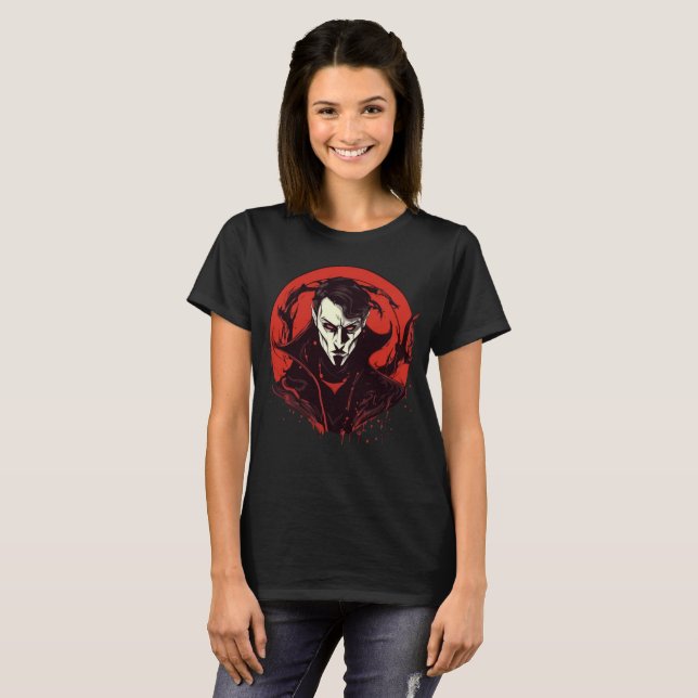 Red-Eyed Horror T Shirt (Hel framsida)