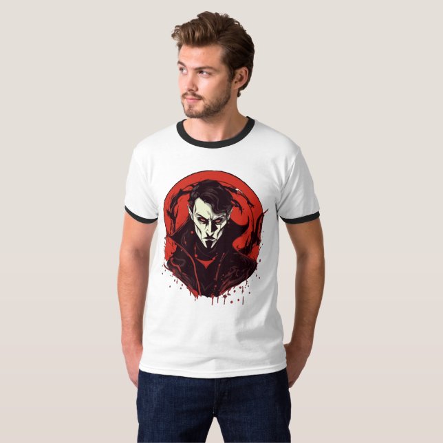 Red-Eyed Horror T Shirt (Hel framsida)