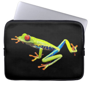 Red Eyed Payed Träd Frog Laptop Fodral