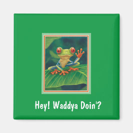 Red Eyed Träd Frog Magnet