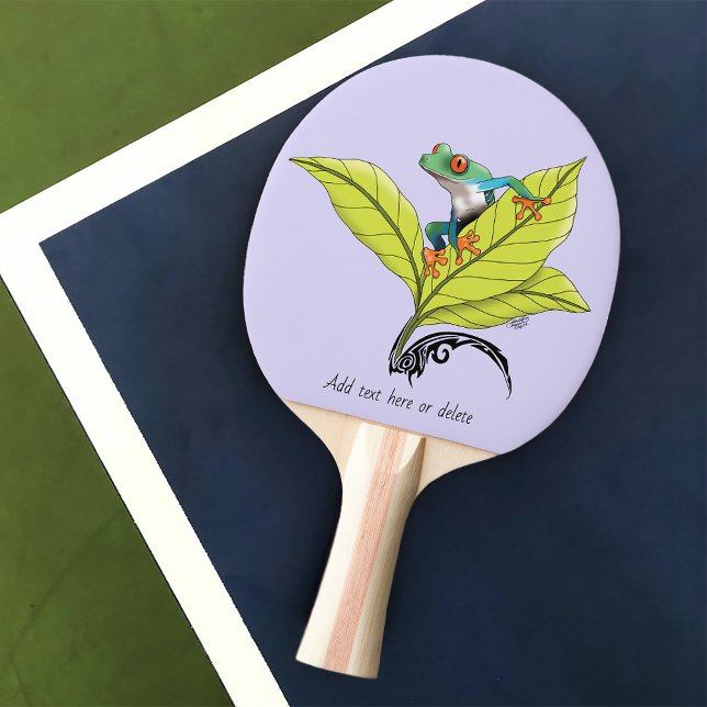 Red Eyed Träd Frog Pingisracket (Skapare uppladdad)