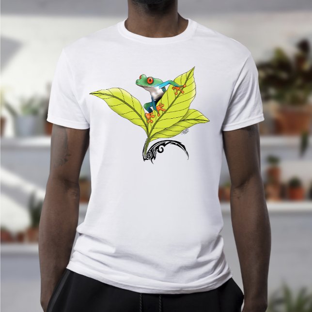 Red Eyed Träd Frog T Shirt (Skapare uppladdad)