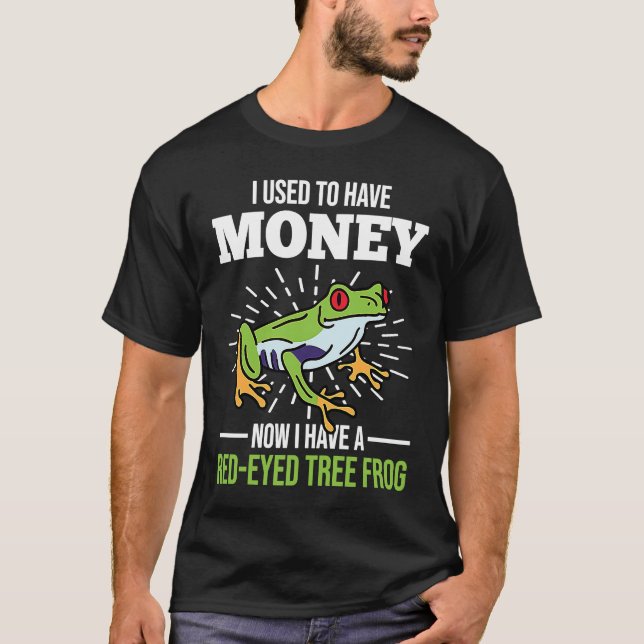 Red Eyed Tree Frog Owner T Shirt (Framsida)