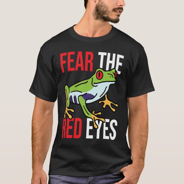 Red Eyed Tree Frog T Shirt (Framsida)