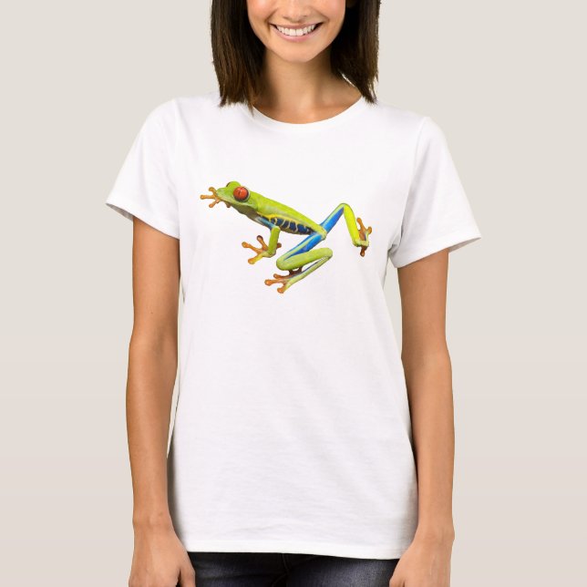 Red eyed tree frog tee shirt (Framsida)