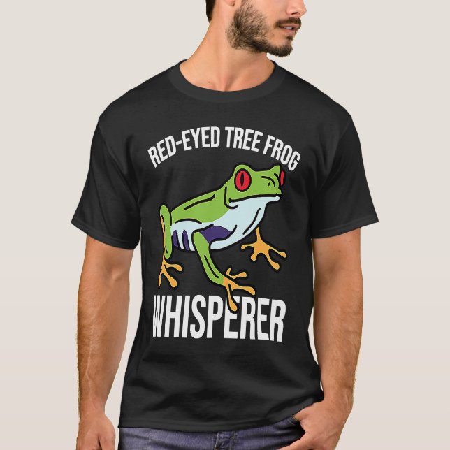 Red Eyed Tree Frog Whisperer T Shirt (Framsida)