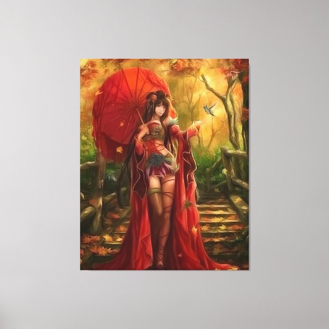 Red Fairy Canvastryck (Framsida)