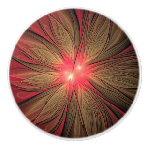 Red Fansy fractal Blommor Knopp