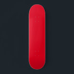 Red Färg Skateboard<br><div class="desc">Red Plain Färg Skateboard. Skattdäck med fast röd färg</div>