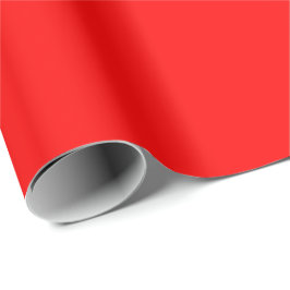 Red Färg solid minimalist Festive Presentpapper