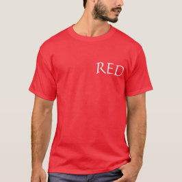 Red Färg T Shirt