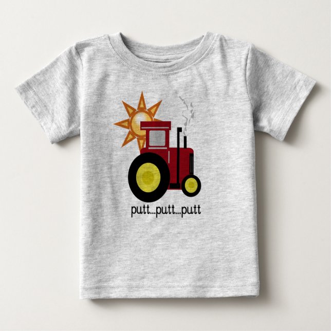 Red Farm Tractor T-shirts och Gifts (Framsida)