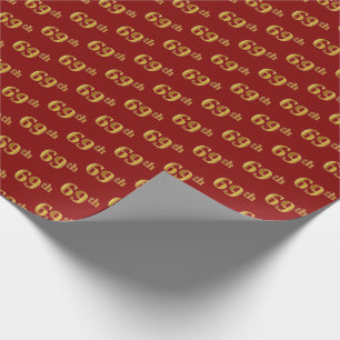 Red, Faux Guld 69:e (sextionionde) händelsen Presentpapper