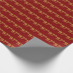 Red, Faux Guld 97:e (nittiosjunde) händelsen Presentpapper
