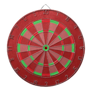 Red Faux Leather Struktur Darttavla