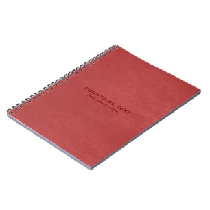Red Faux Leather Vintage Se Avery Binder Anteckningsbok