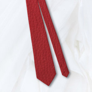 Red Faux Textured Leather ・ Dubbla Sided Slips