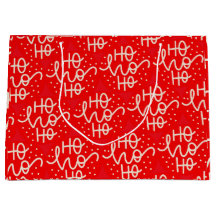 Red Festive Ho Ho Ho Jul Helgdag