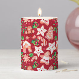 Red Festive jul Gingertea Cookie