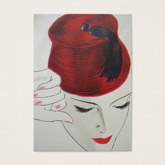 Red Fez Visitkort (Framsidan)