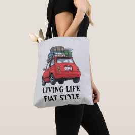 Red Fiat Car Tygkasse