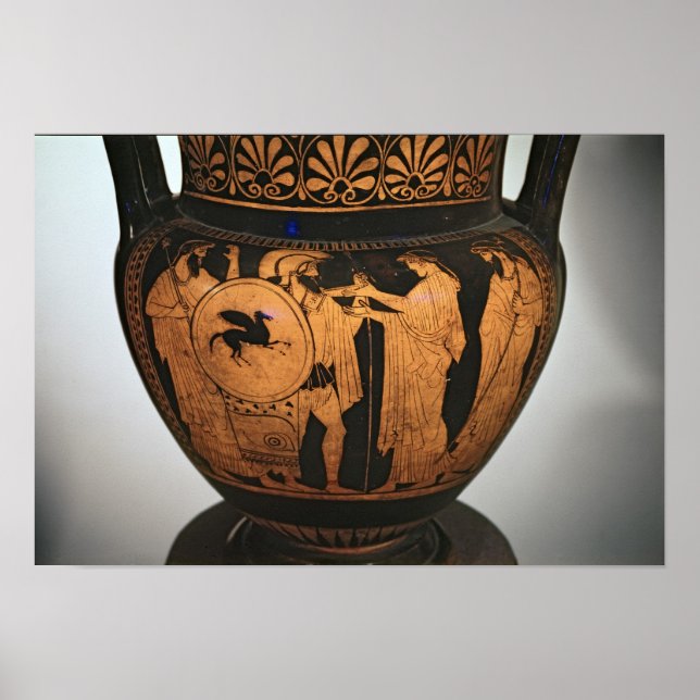 Red-figur krater poster (Framsidan)